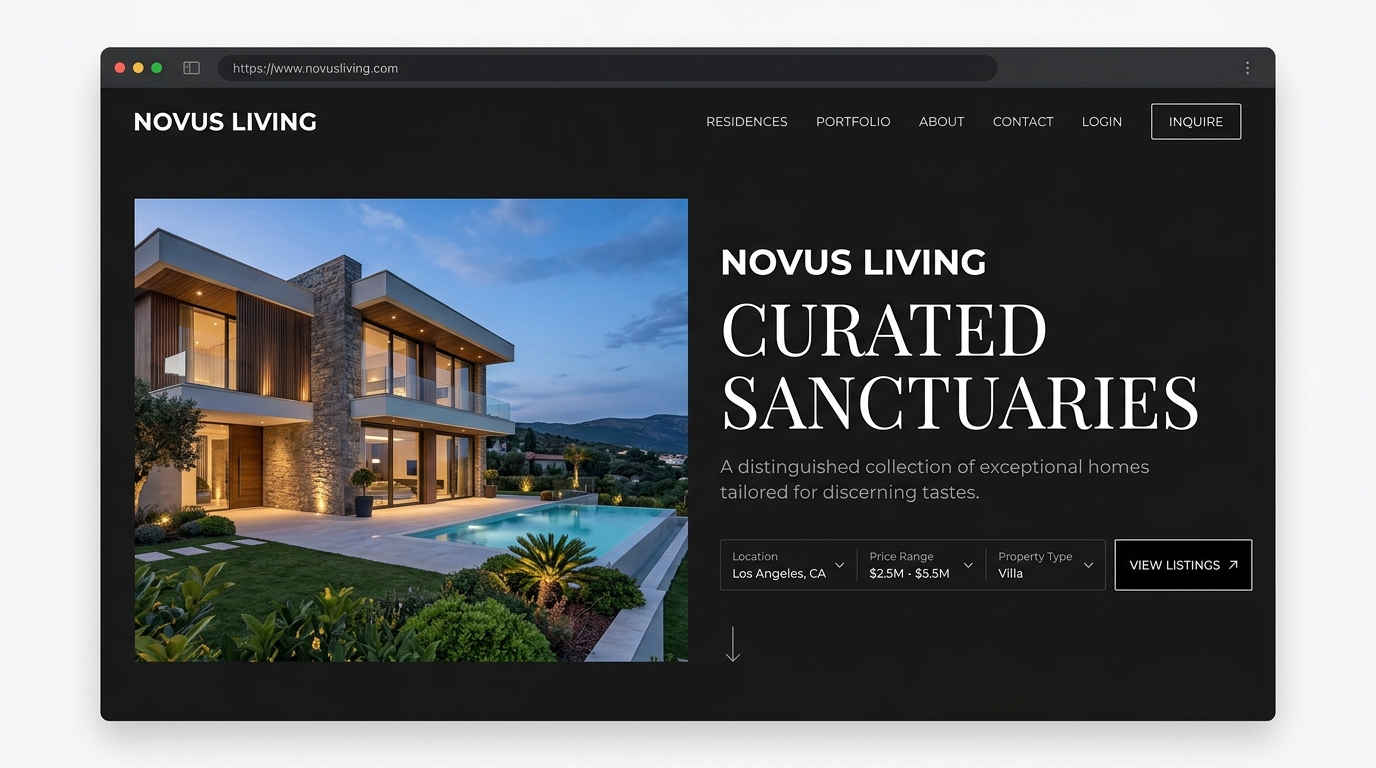 Real Estate Mockup - Novus Living